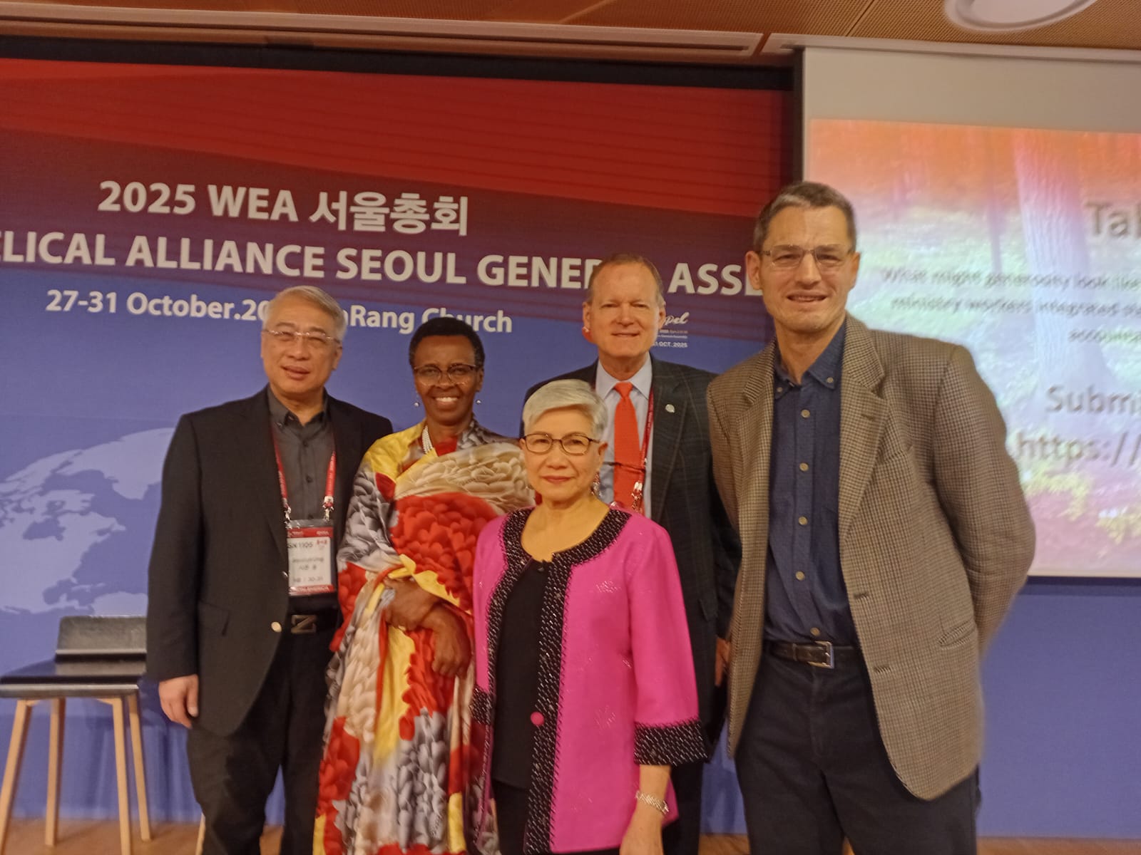 Valentine Gitoho at the World Evangelical Alliance 2025